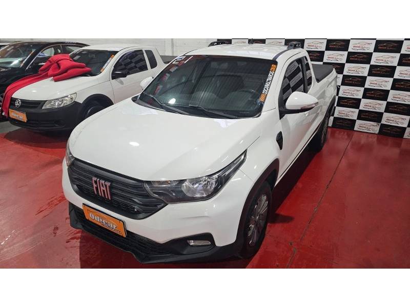 FIAT - STRADA - 2020/2021 - Branca - R$ 79.900,00