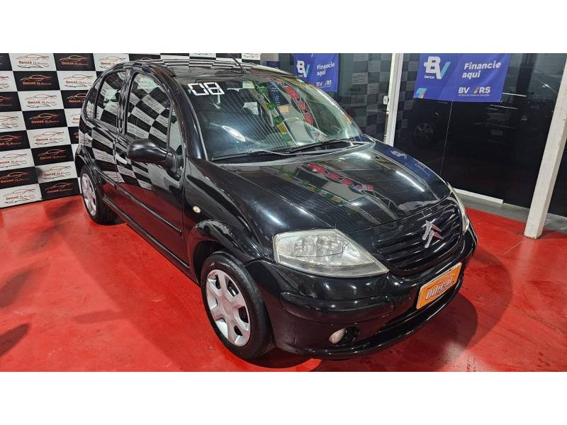 CITROËN - C3 - 2007/2008 - Preta - R$ 22.900,00