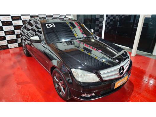 MERCEDES-BENZ - C 200 K - 2007/2008 - Preta - R$ 56.900,00