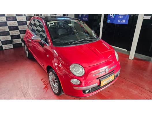 FIAT - 500 - 2011/2012 - Vermelha - R$ 50.900,00