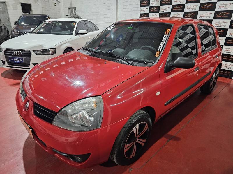 RENAULT - CLIO - 2007/2008 - Vermelha - R$ 19.900,00