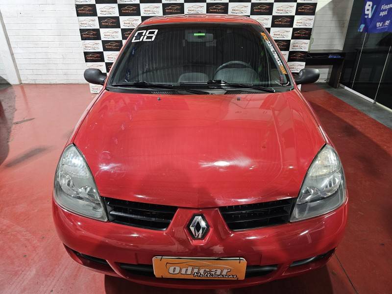 RENAULT - CLIO - 2007/2008 - Vermelha - R$ 19.900,00