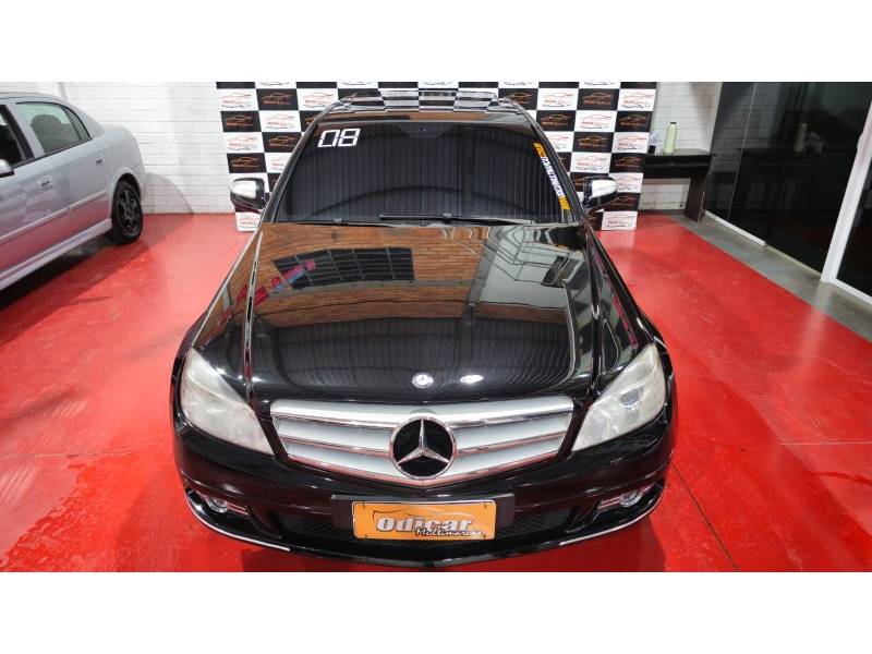 MERCEDES-BENZ - C 200 K - 2007/2008 - Preta - R$ 56.900,00