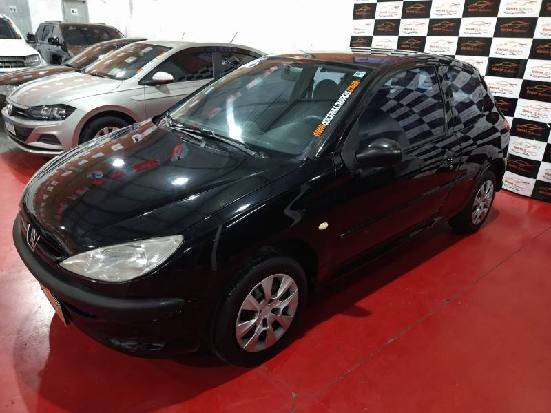 PEUGEOT - 206 - 2006/2006 - Preta - R$ 13.900,00