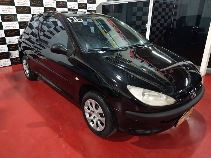 PEUGEOT - 206 - 2006/2006 - Preta - R$ 13.900,00