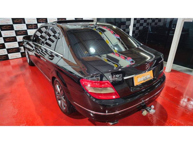 MERCEDES-BENZ - C 200 K - 2007/2008 - Preta - R$ 56.900,00