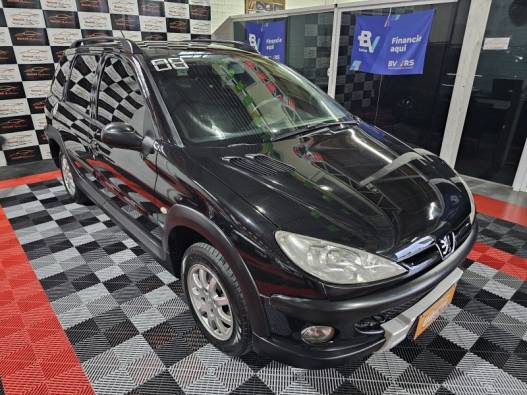 PEUGEOT - 206 - 2008/2008 - Preta - R$ 19.900,00