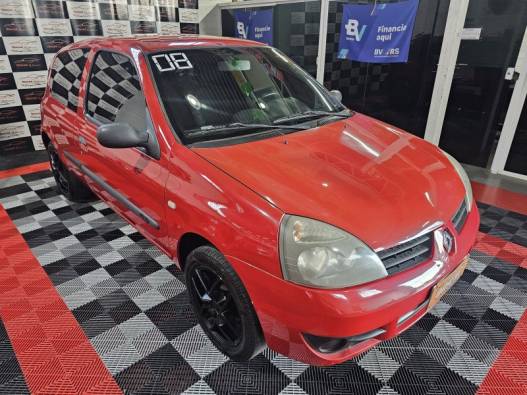 RENAULT - CLIO - 2007/2008 - Vermelha - R$ 17.900,00